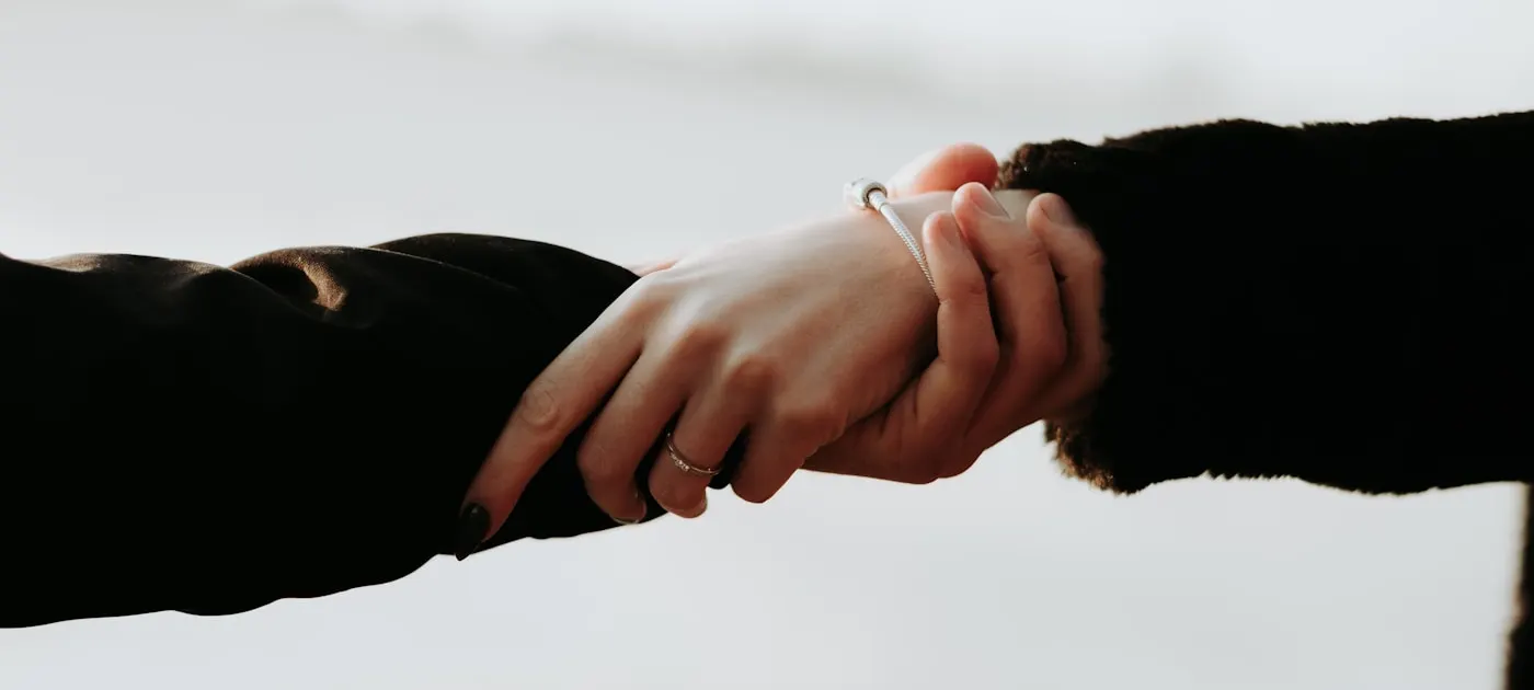people holding hands